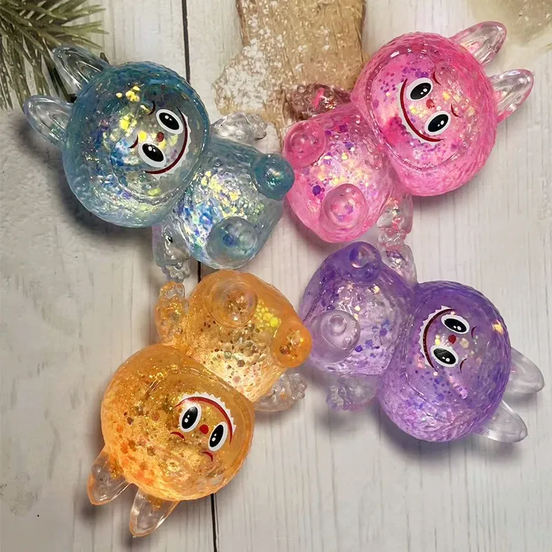 Labubu Crystal Sequin Slow Rebound Squishy Squishy... From Cecetoys, $1 ...