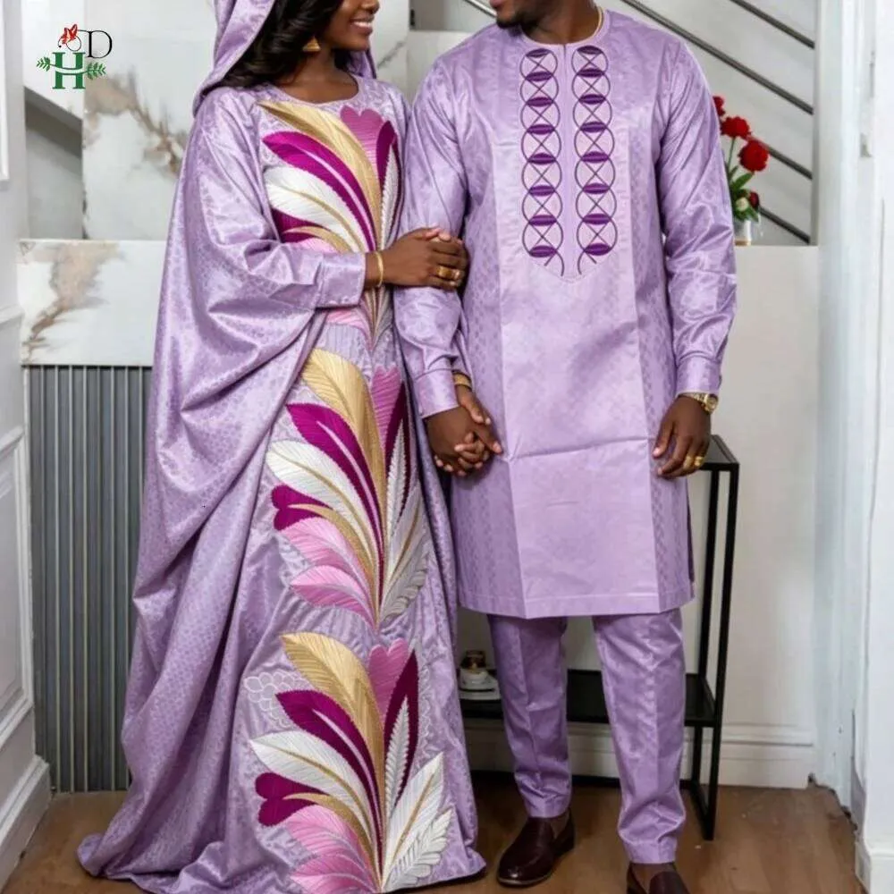 purple dresses for men Fashion Purple Jacquard Groom Suits Set With... From Greatvip, $93.27