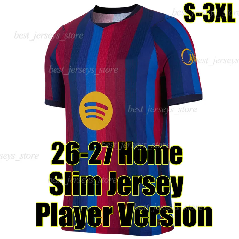 5XL 26/27 BarCelona ラミネ ヤマル サッカー ユニフォーム ゴードン