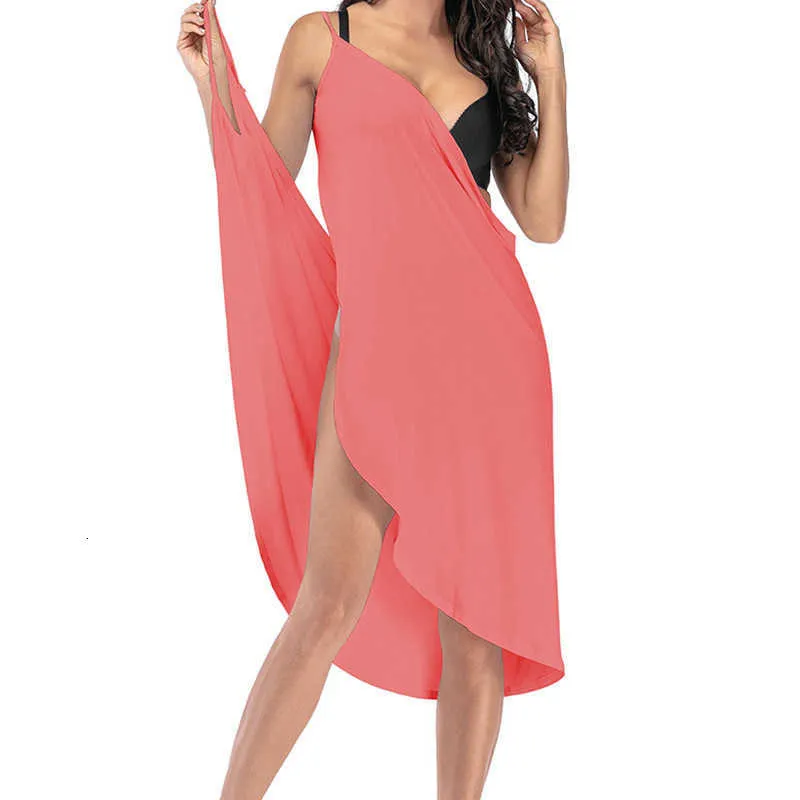 bathing suit wrap dress Sarong Sun Protection Solid Sexy Women... From Mawk01, Rs.922.91 Versatile Beach Wrap Women's Beach Swimsuit Cover Ups