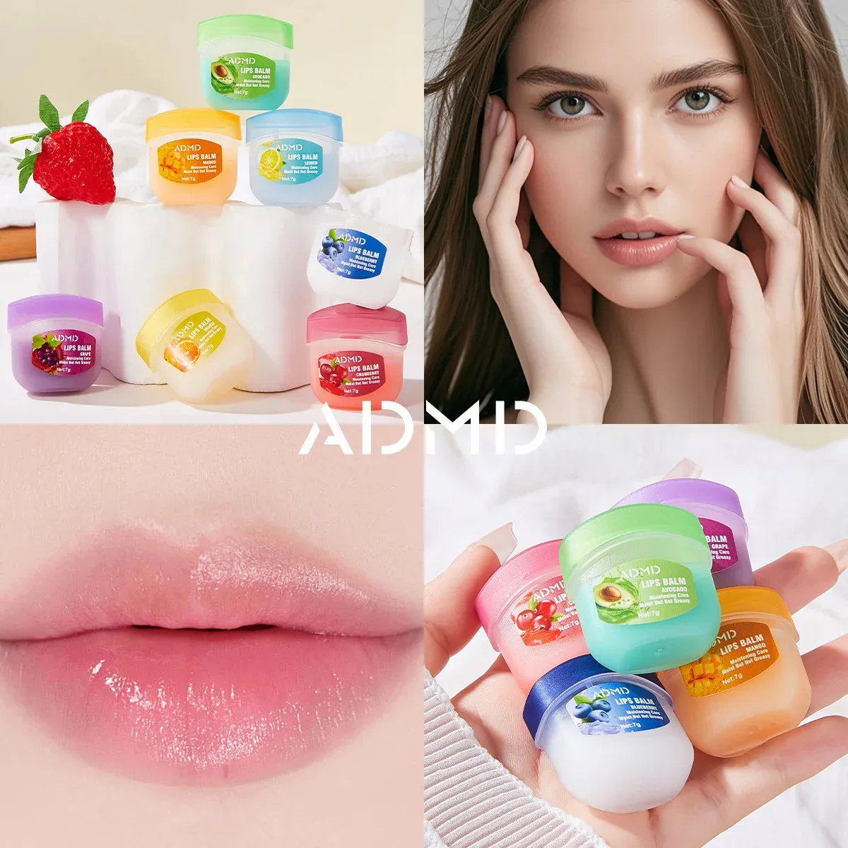 Lip Balm Set Rose Lemon Flavor Izing Dry From Pang04, Rs.672.12