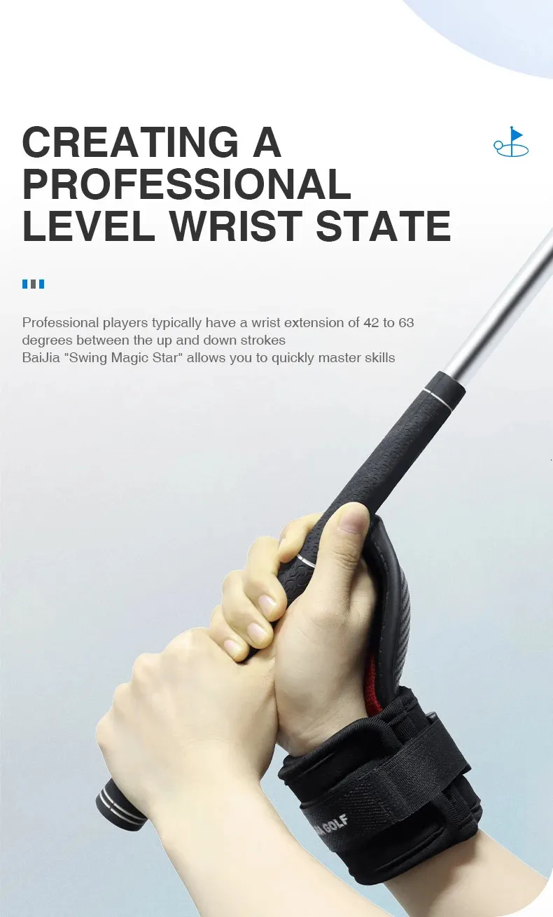 BaiJia Golf Chipping Wrist Angle Corrector Golf Swing From