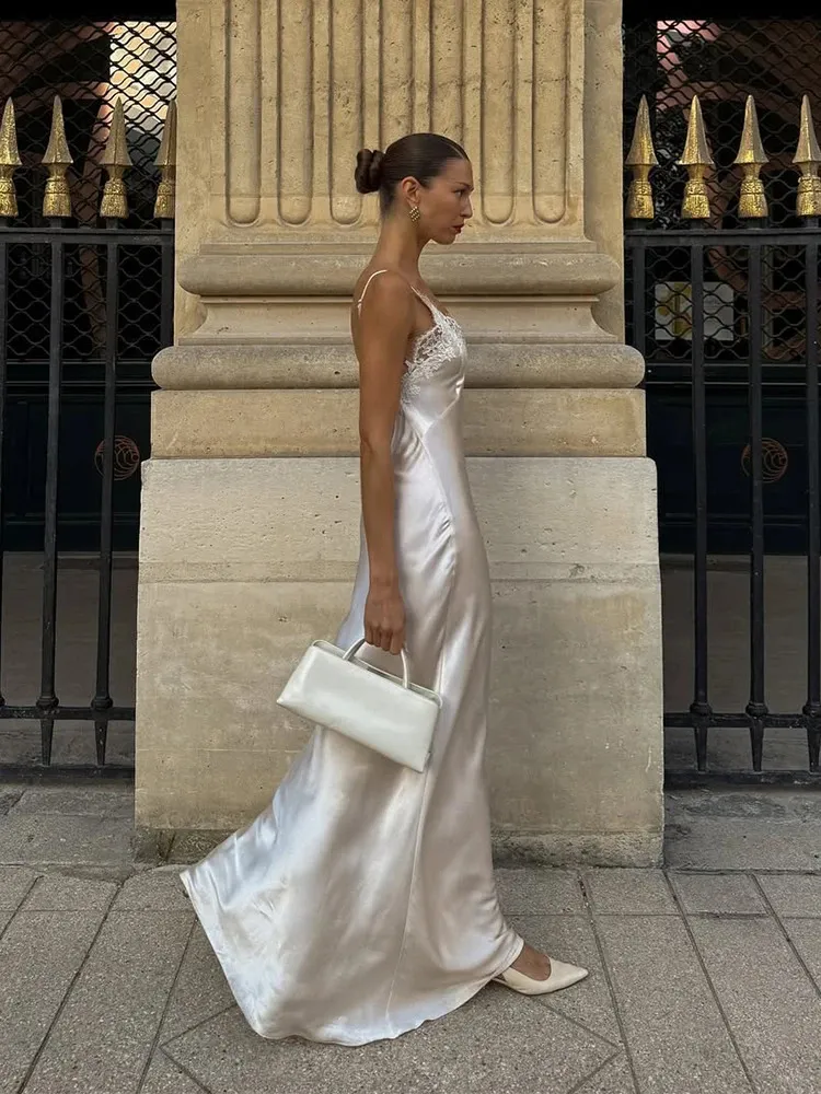 sexy white silk dress White Silk Dress