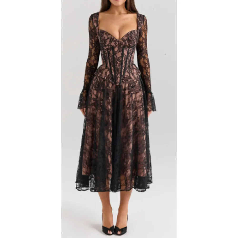 cream floral dress with sleeves Eleanor Embroidered Midi Lavender Chiffon Lace Long Smooth Hat Option:Add Hat + $179.00 let the dress become