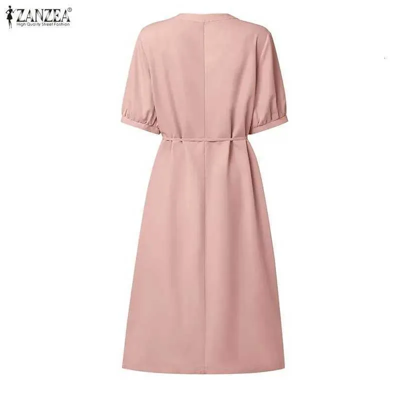 casual loose midi dress Full Size Casual Loose Fit Round Neck Midi Dress Plus Size Black / L