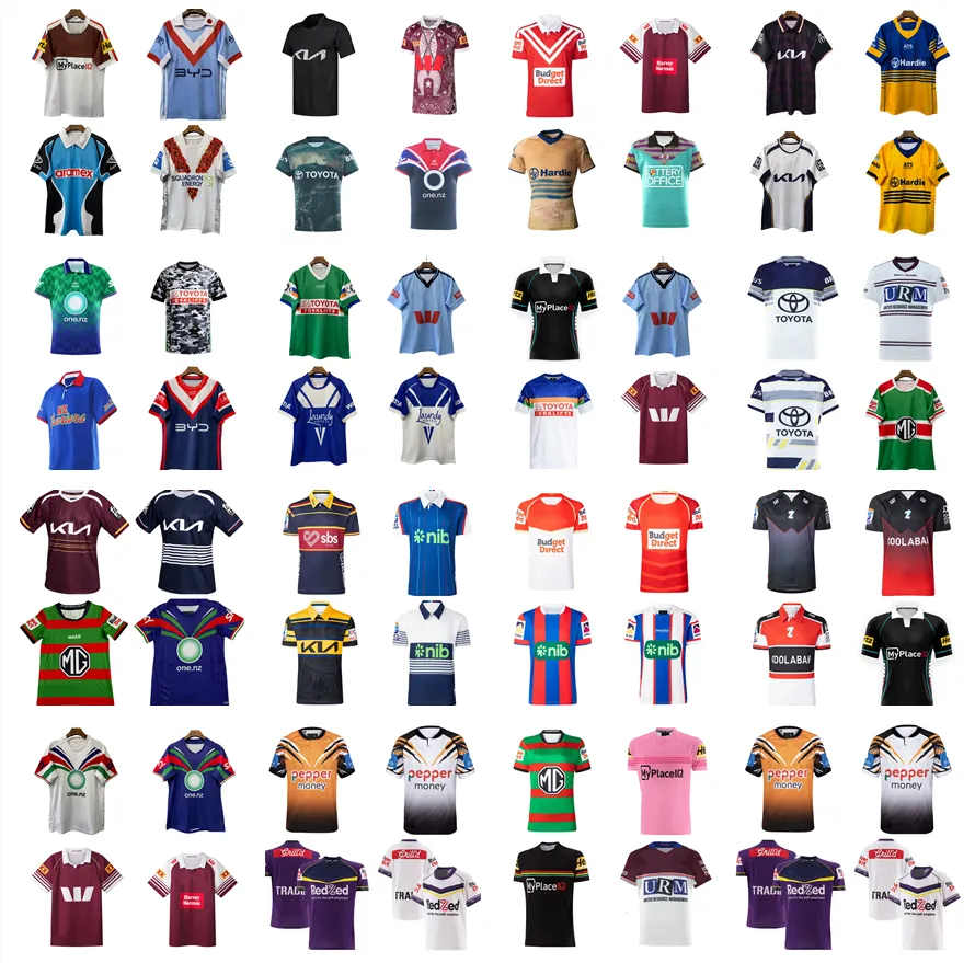 6XL 7XL 2026 2027 NRL ラグビージャージ トレーニングユニフォーム
