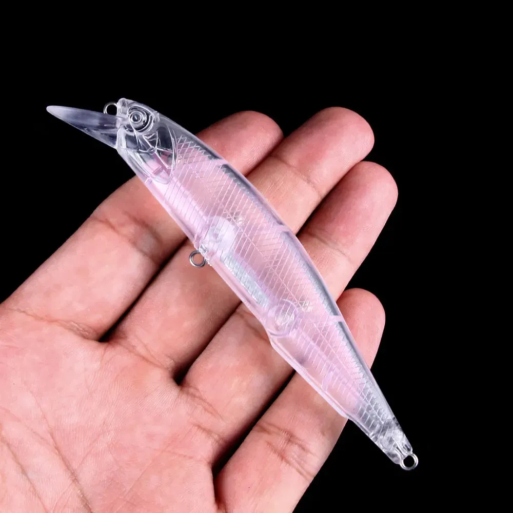 clear fishing lure bodies 10PCS Unpainted Blanks 5.42g 7.4cm with 5.5mm Free Eye Crankbait Baits Simulation Blank Body Hard Baits Trout Salmon Minnow Lure Popper Lures Topwater Freshwater 5.5mm 8087 Peekiis Factory Direct Lure Blanks Lagnlnaoy Pack of 25 DIY