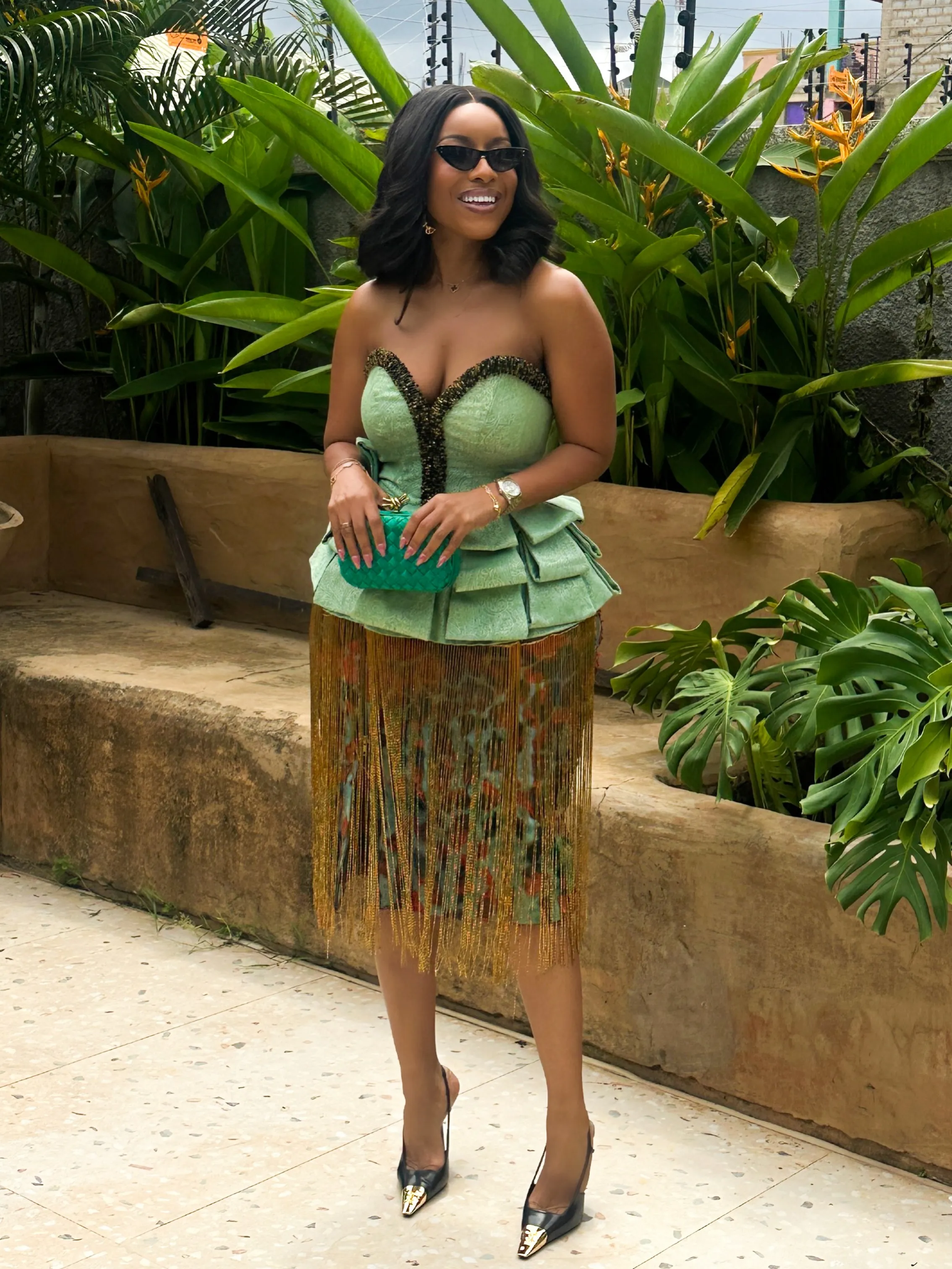 river island brown flower print tassel maxi dress Alondra Dark Floral Plunge Color:Gold Mist drenched daydream where every wedding bridesmaid dress Where To Buy Maddy's