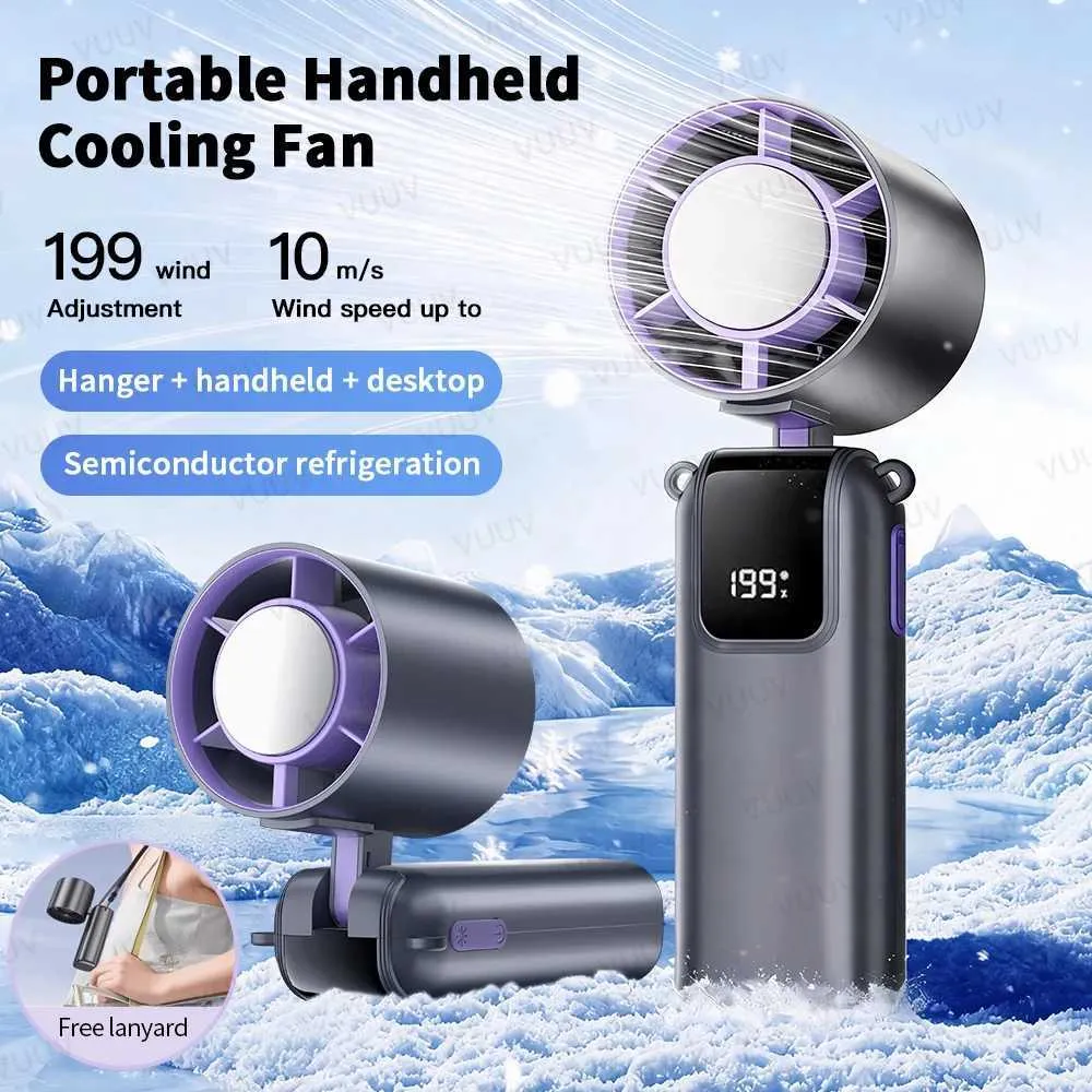 MRCHYDZ Mini Handheld Fans Portable Fan 1-199 Speed Turbo MRCHYDZ Mini Handheld Fans Portable Fan 1-199 Speed Turbo