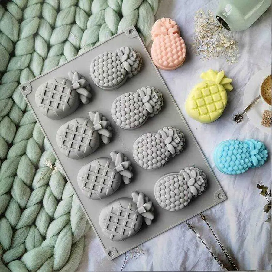 Silicone Mold Cute Pineapple Non Stick Reusable... From Nest01, &Price; | DHgate.Com