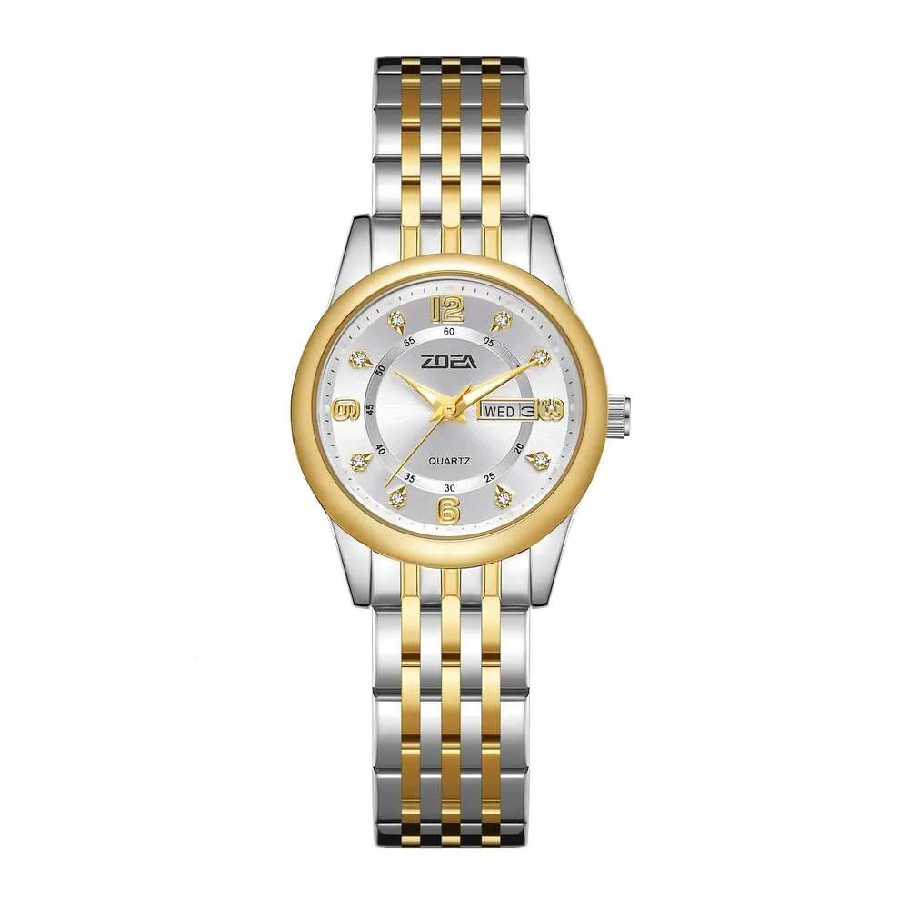 ZOEA Luxury Quartz Watch For Women Stainless Steel... From  display picture 1