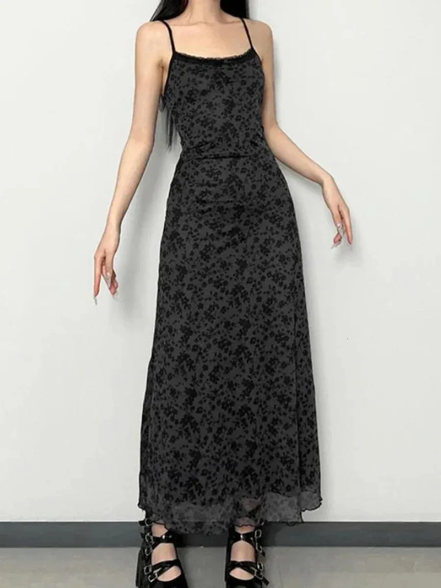 lace cami dress y2k Women Y2K Sheer Lace Cami Dress Spaghetti Strap Low Martinique