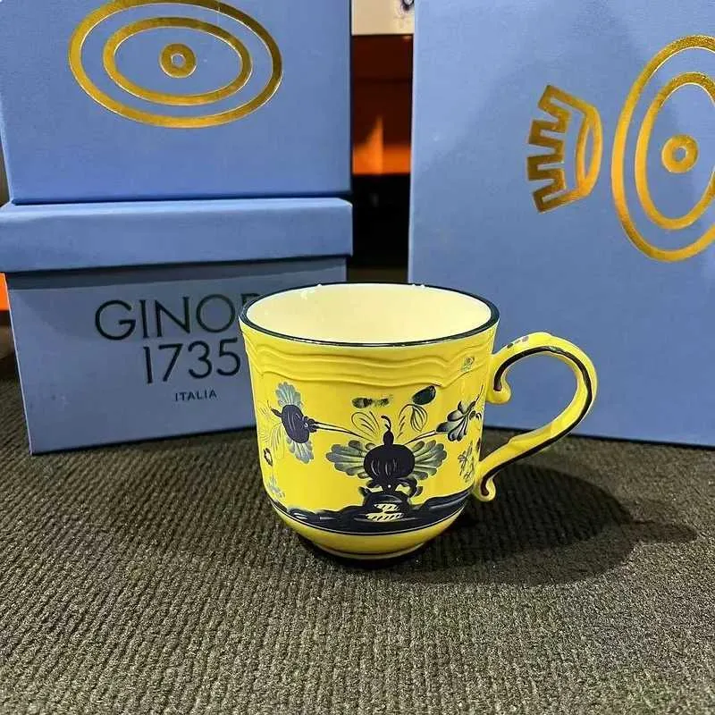 Series 1735 Style Oriental Italian Coffee Cup Ginori From