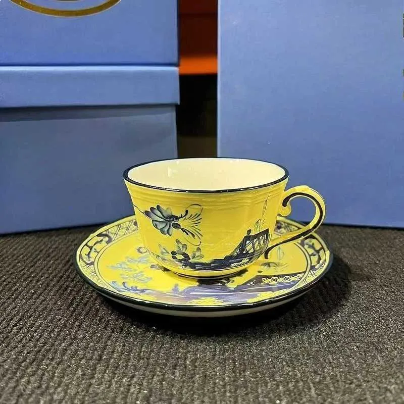 Series 1735 Style Oriental Italian Coffee Cup Ginori From