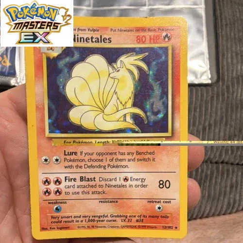 1999 ninetales pokemon card Holo Rare Ninetails Pokémon Base Set PSA 8 – Kollector's Nest Fire Fire Blast (80) Discard 1 Fire Energy card attached to Ninetales in order to use this attack. 1999 Pokemon Base Set #12