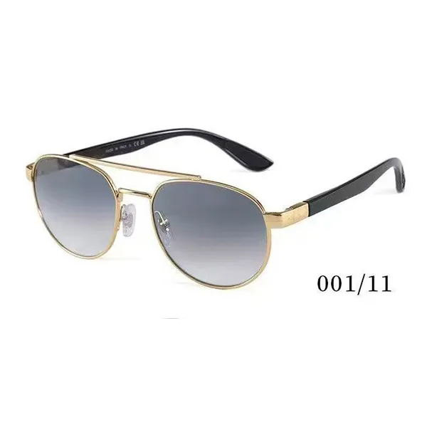 Round Metal Sunglasses with UV Protection Round Metal Frame Polarized Sunglasses with UV Protection main image 2