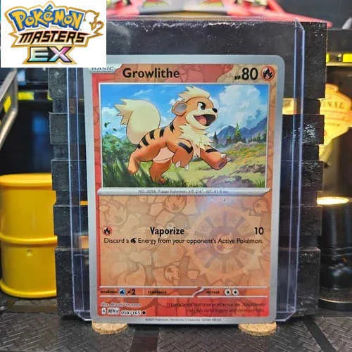 growlithe pokemon card holographic cards DIY 151 Reverse Holo Pokmon TCG 058/165 Scarlet Violet Common L260704YEZC 070/189 / Promo Card Type / HP / Stage Growlithe 17/108 - Reverse Holo