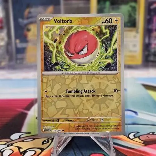 voltorb pokemon card Cards DIY 100/165 Reverse Holo... From Pokemon_mart, Rs.1,377.86 Perfect for collectors and enthusiasts. Voltorb [Foil] #100 - Pokemon
