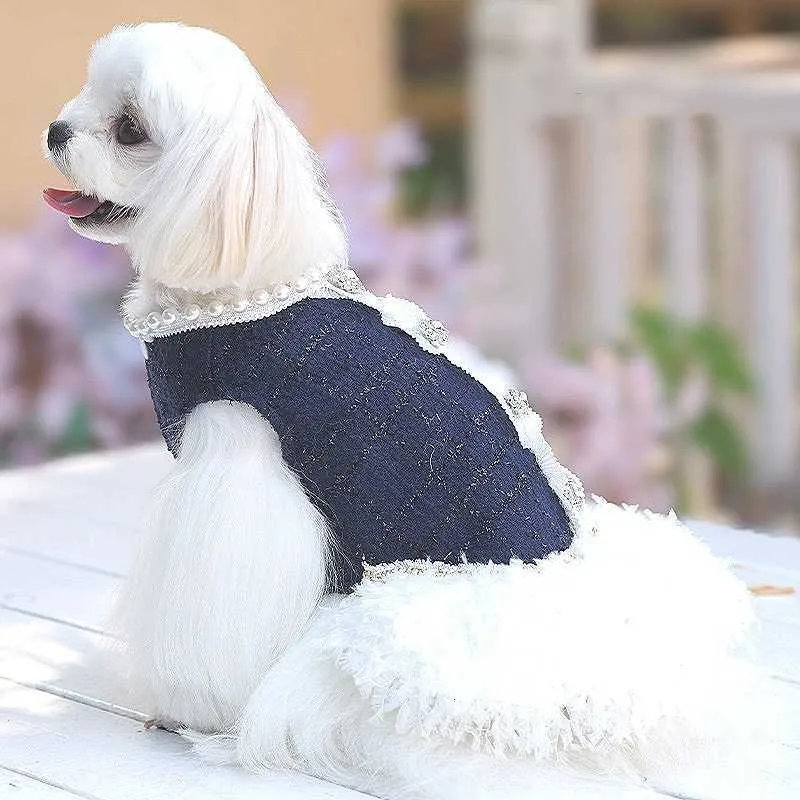 birthday dress for dogs Daisy Bow Dog Dress | Pink Birthday Outfit for Small Dogs