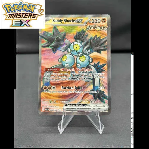 sandy shocks pokemon card - ex 250/182 - Paradox Rift - Special Illustration Rare your opponent takes 2 Prize cards. Pokemon Sandy Shocks EX Paradox