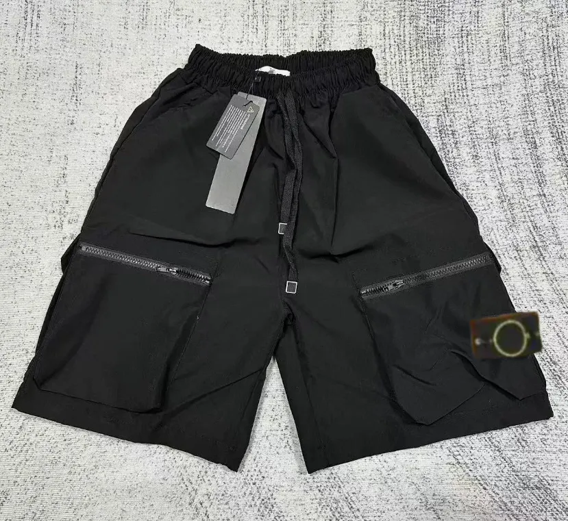 mens designer dress shorts Men's Sun Embroidered Navy Pleated Dress Shorts