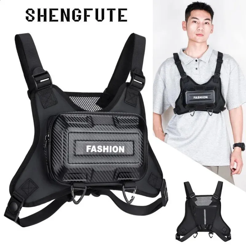 Outdoor Sports Chest Bag Vest Men Women Multi Pocket From