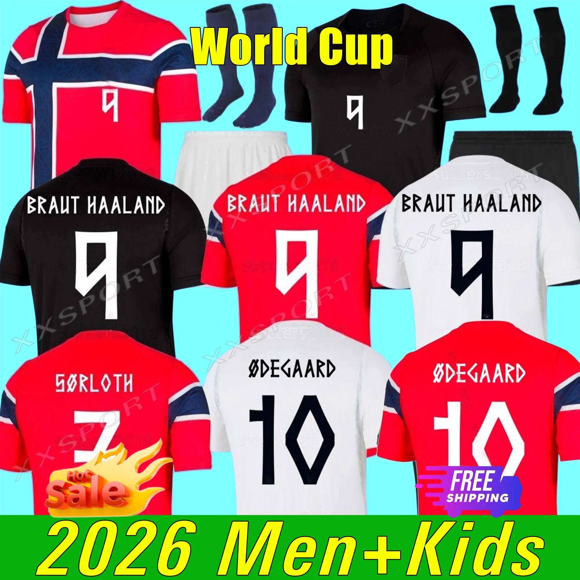 Norway 2026 World Cup Soccer Jerseys ERLING HAALAND ODEGAARD OSCAR