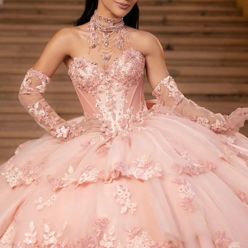 light pink sweet 16 dresses Quinceanera Ball Gown 16... From Weiwei12345, Rs.32,951.44 Come and pick your dreamy dress at Ombreprom! Light Pink Sweet Sixteen Dress