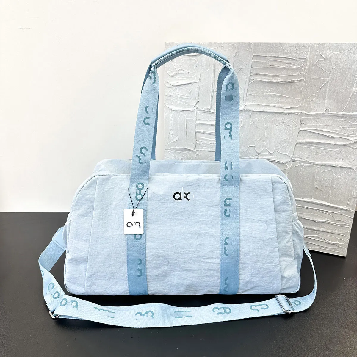 lululemon blue gym bag vintage retro bowling travel Lululemon weekender duffel bag in