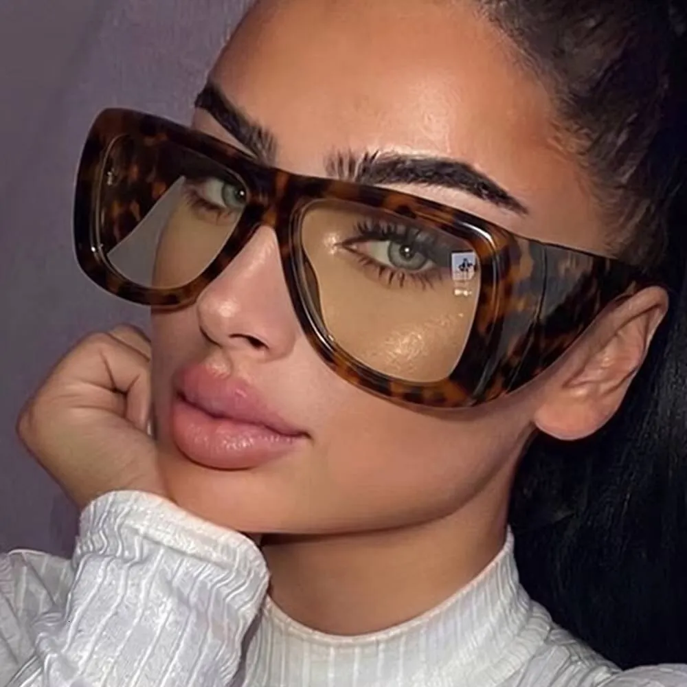 Vintage Oversized Square Y2K Sunglasses For Women New 