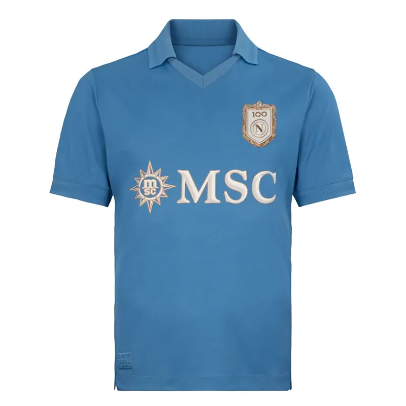 Napoli 100th Soccer Jerseys Kits 4XL Men & Kids  From