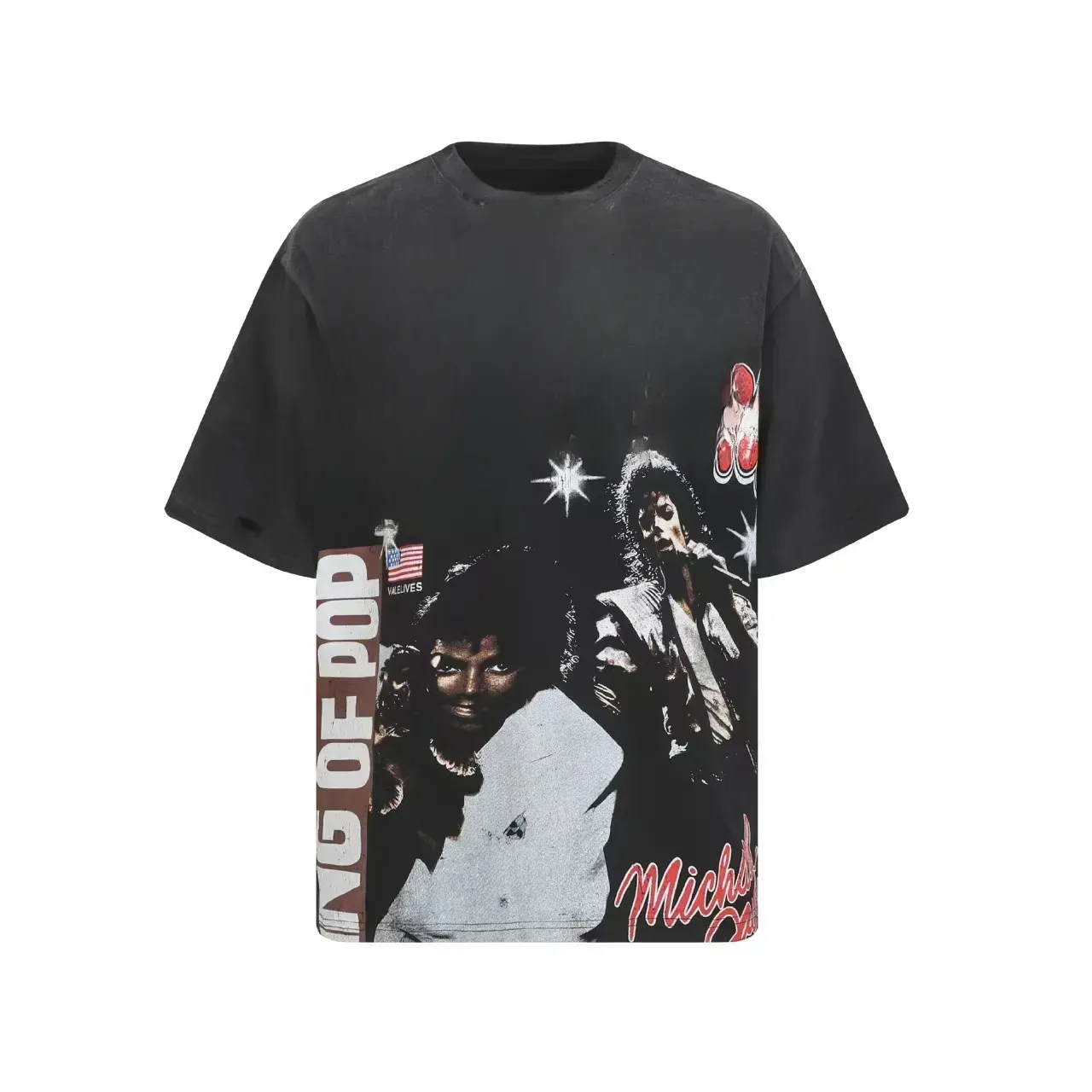 Wholesale Mens Vintage Y2K Graphic T Shirt, Breathable Cotton