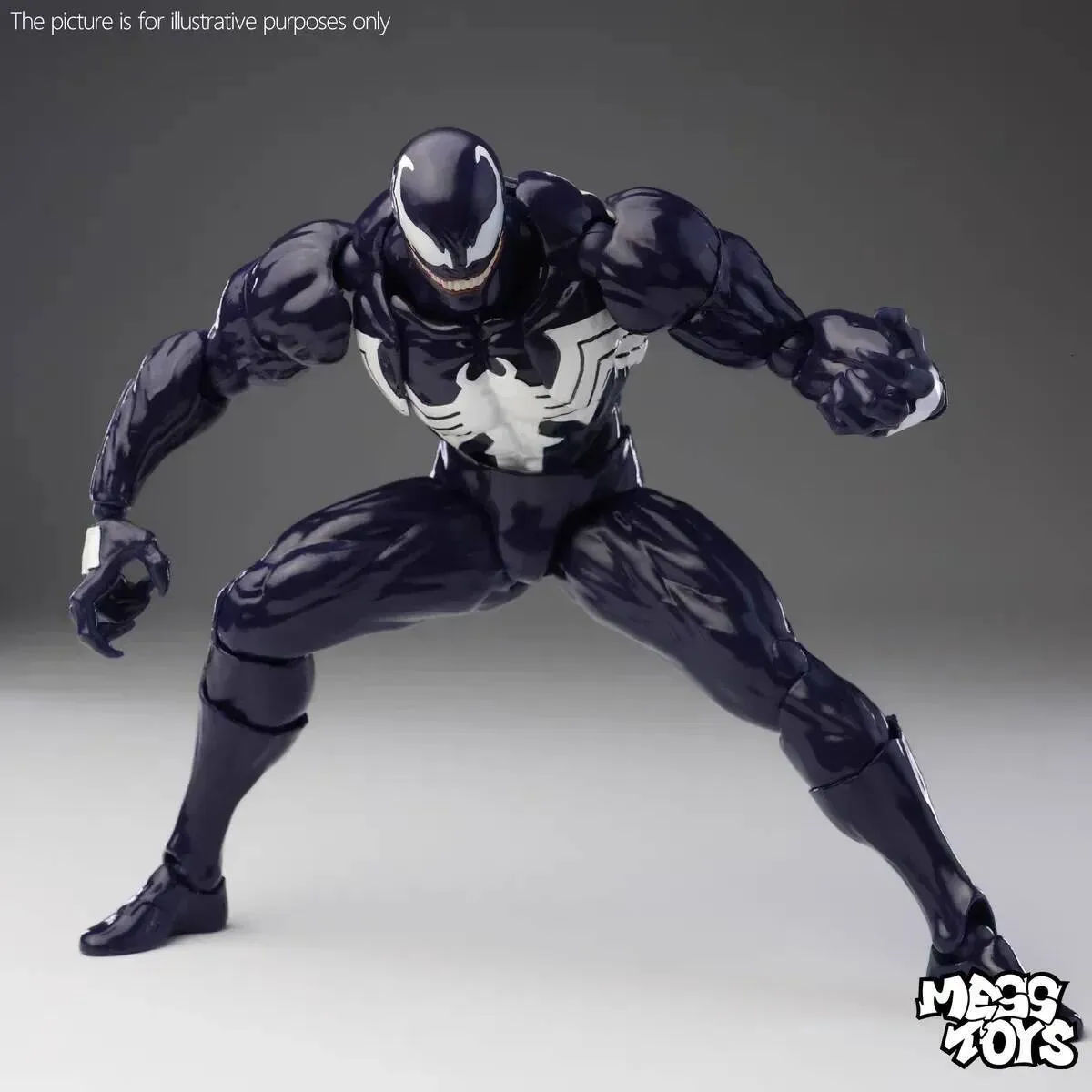 Mess Venom Lethal Neighbor Spider Man Symbiotic Black From