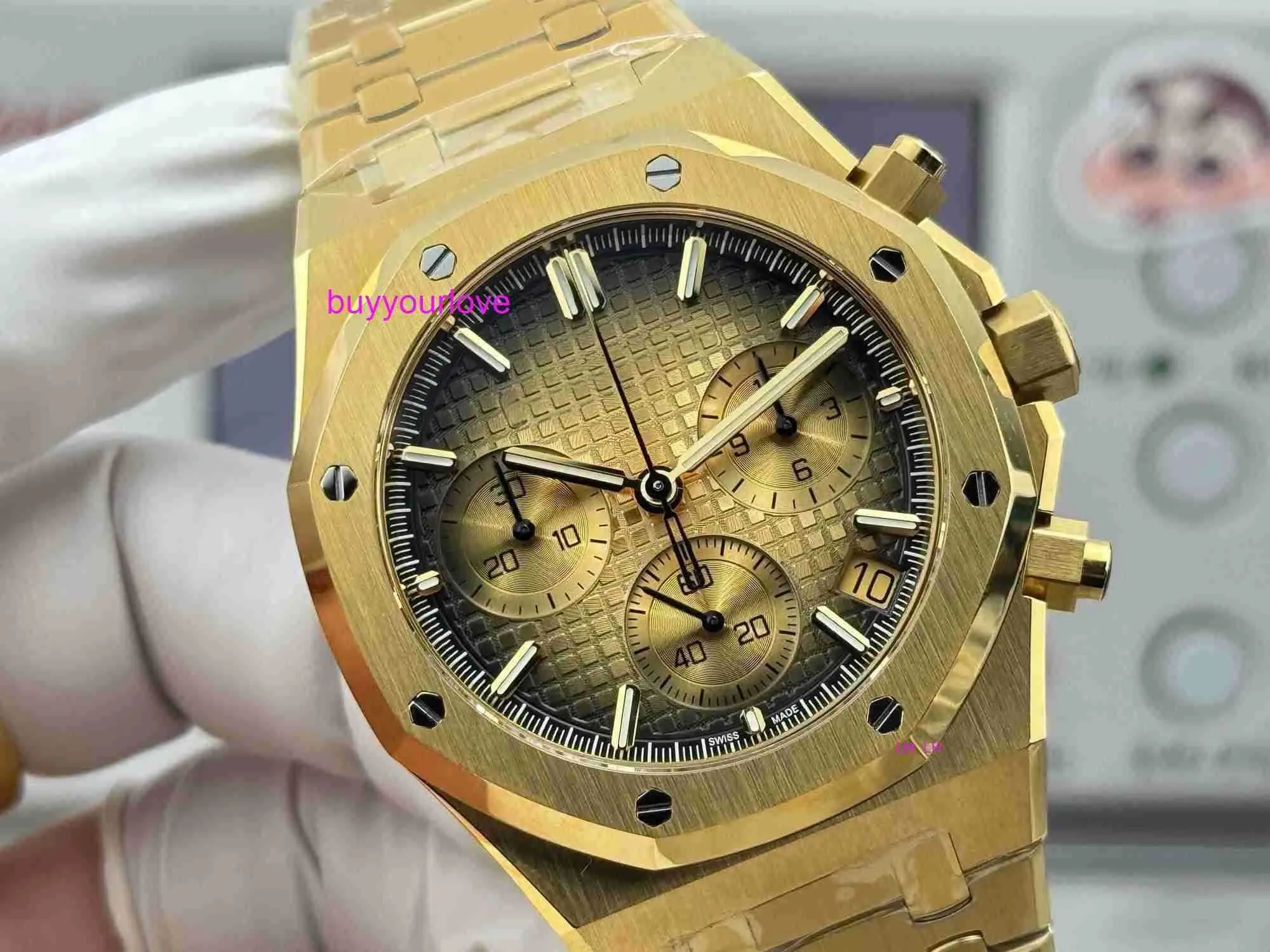 Luxury Watch Mens Quality Watch High 41mm Cal4401 From