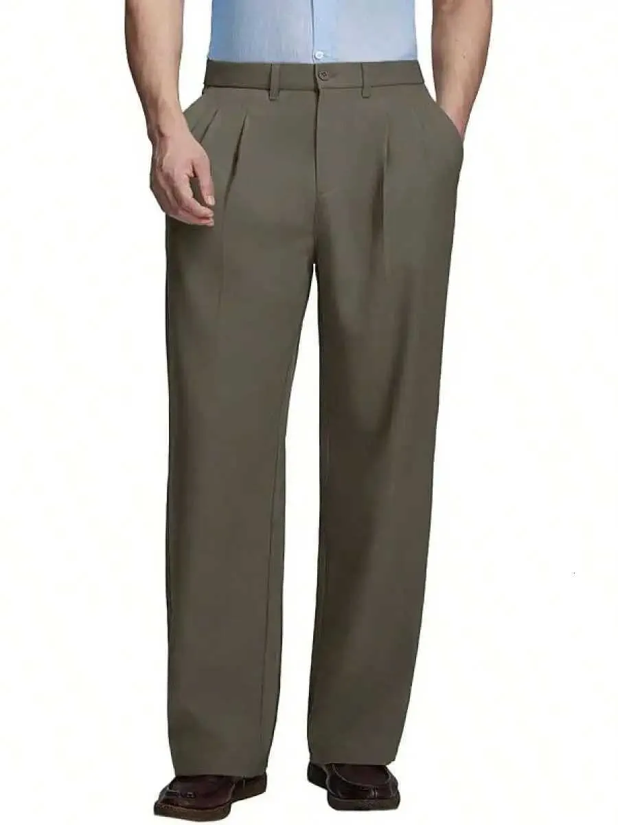 loose fit dress pants ASOS DESIGN with front pleats in charcoal quality materials Slim Fit Suit Pants in