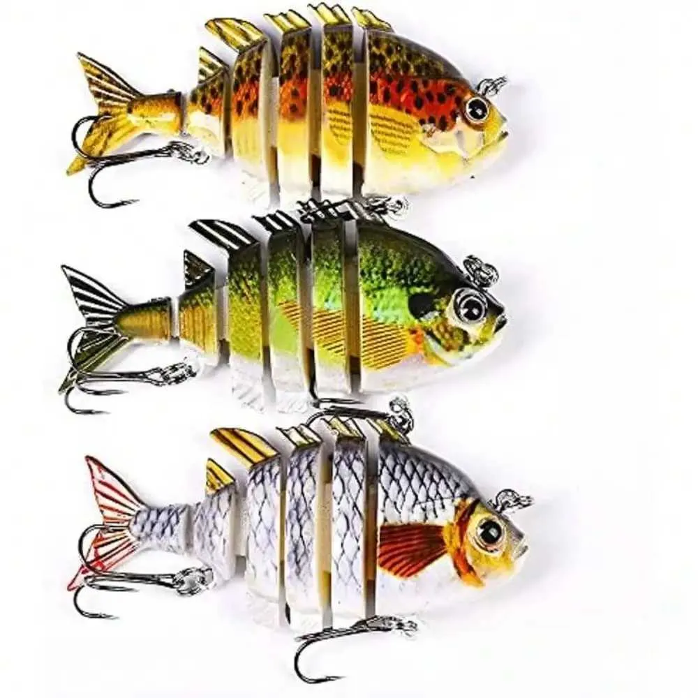 bionic fishing lures Pike Lure Jointed Swimbait – Truscend Fishing and lifelike swimming action for bass Kingdom Bionic Topwater Lure 8g-30g