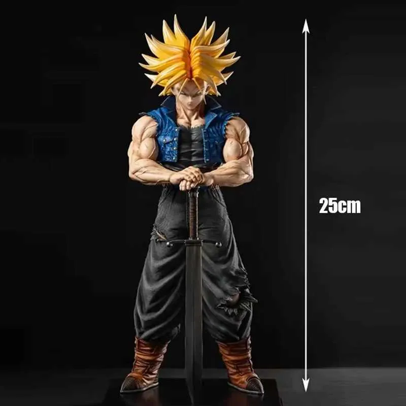 25cm/984in Anime Dragon Ball Z Trunks Figure Future From Hulifr