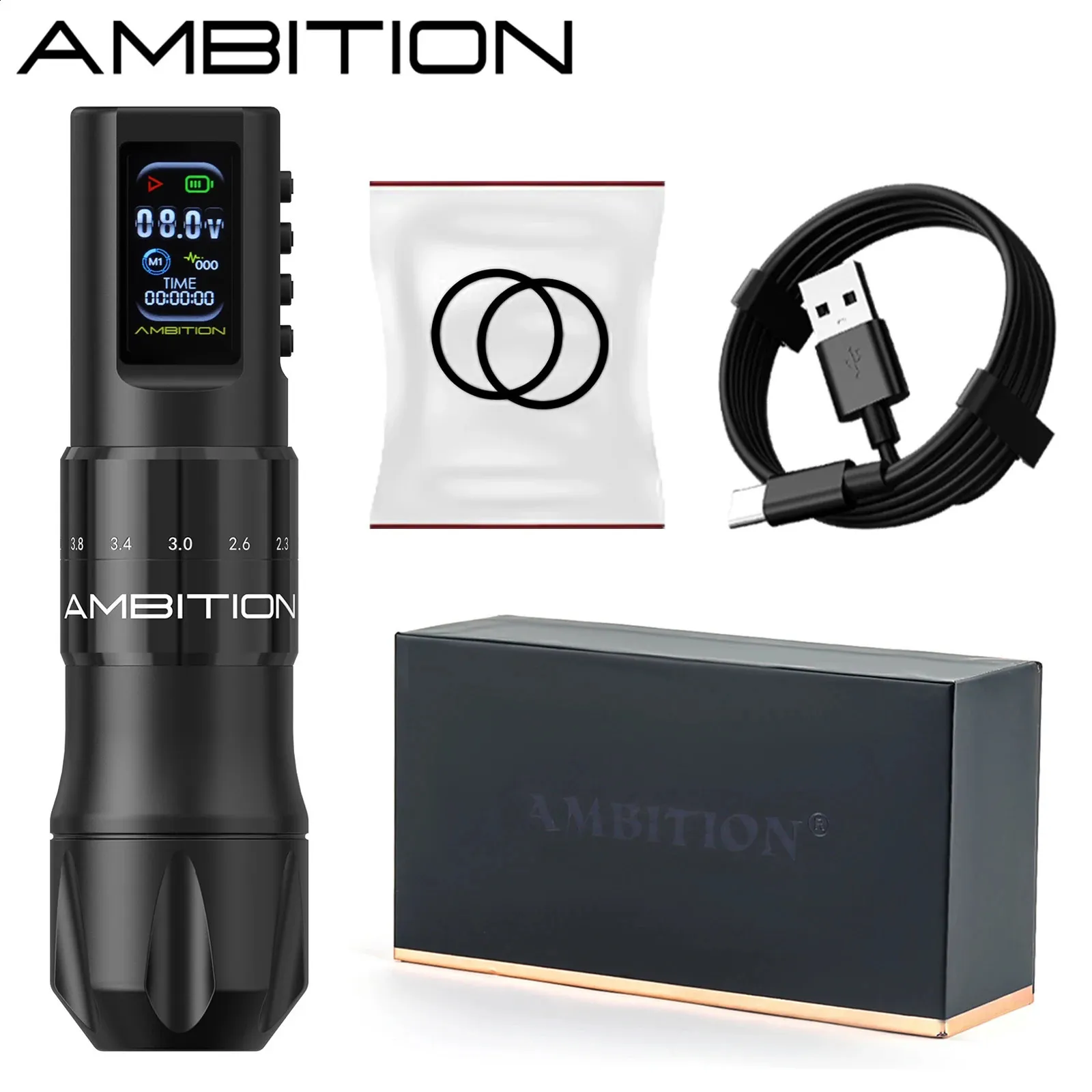 アート用品 Ambition tattoo machine 7stroke