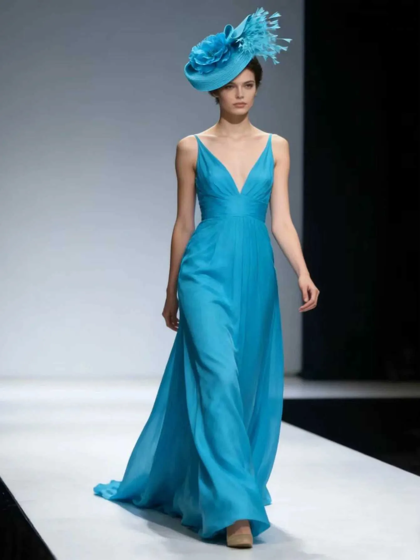 2026Exaggerated Straw Feather Fascinator Hat Tea... From 