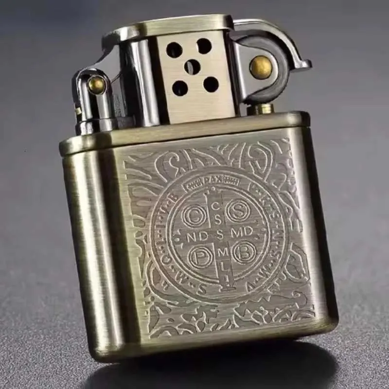 constantine cigarette lighter LYPOBALA Lighter, Oversized Carved Vintage Trench Lighter, Cool Heavy Armor Style Kerosene Lighters, Windproof Refillable St Benedict Metal Pipe Lighters, Gifts for Men Dad Husband Collect : Health & Household style fluid lighter with side roller ignition and crisp metal sounda refined Christmas gift lighter for your boyfriend. Wheel Constantine Vintage Brass Lighter