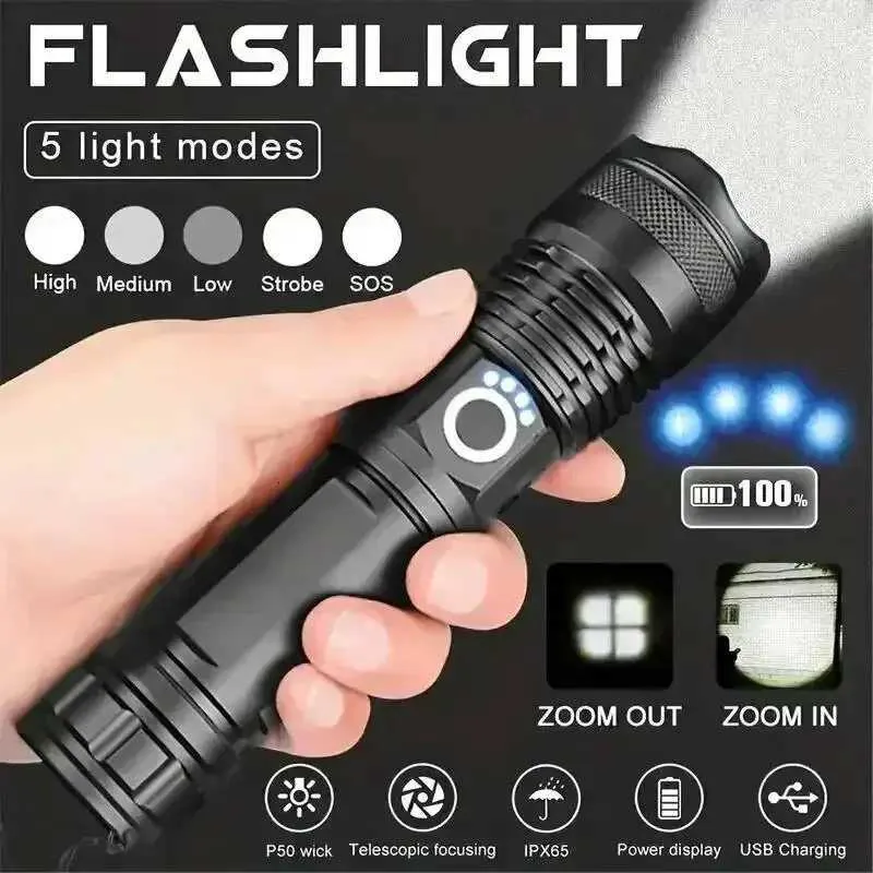 90000lm spotlight handheld t6 led flashlight 18650 rechargeable MIXILIN Spotlight, 2,000,000 Lumens Hunting Spot Light with Cob Light and Solar Panels, Lightweight and Super Bright for Hunting Boating Camping Discover the powerful and rechargeable Super 2026 HighPower LED Flashlight 9000000LM