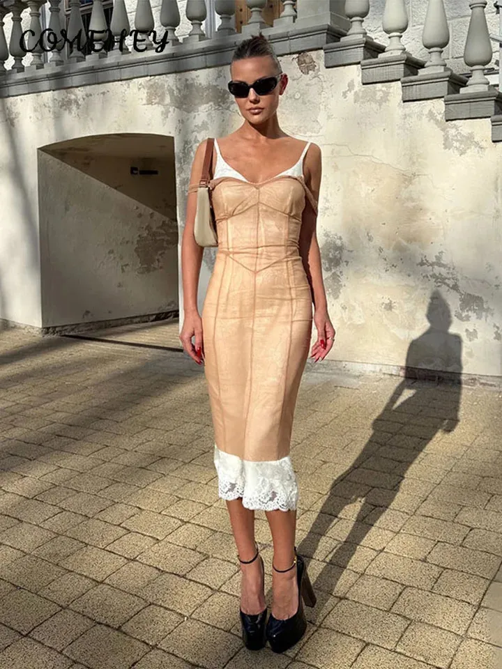 lady in see through dress Sheer Layers Mesh Midi Women... From Leonorastore, Rs.2,786.92 Bulk see thru
