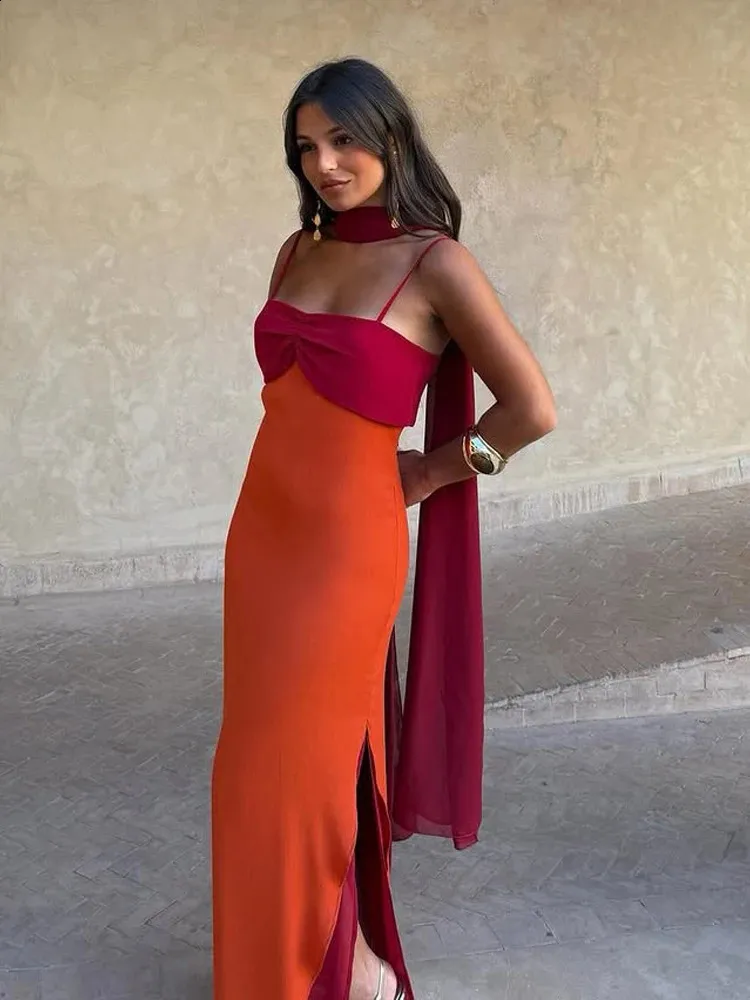 lady ribbon dress Women Sexy Strapless Maxi Elegant Sleeveless Backless High Waist Slim Dresses Summer Party Club Robes 2026 260708 ribbon tie strap dress