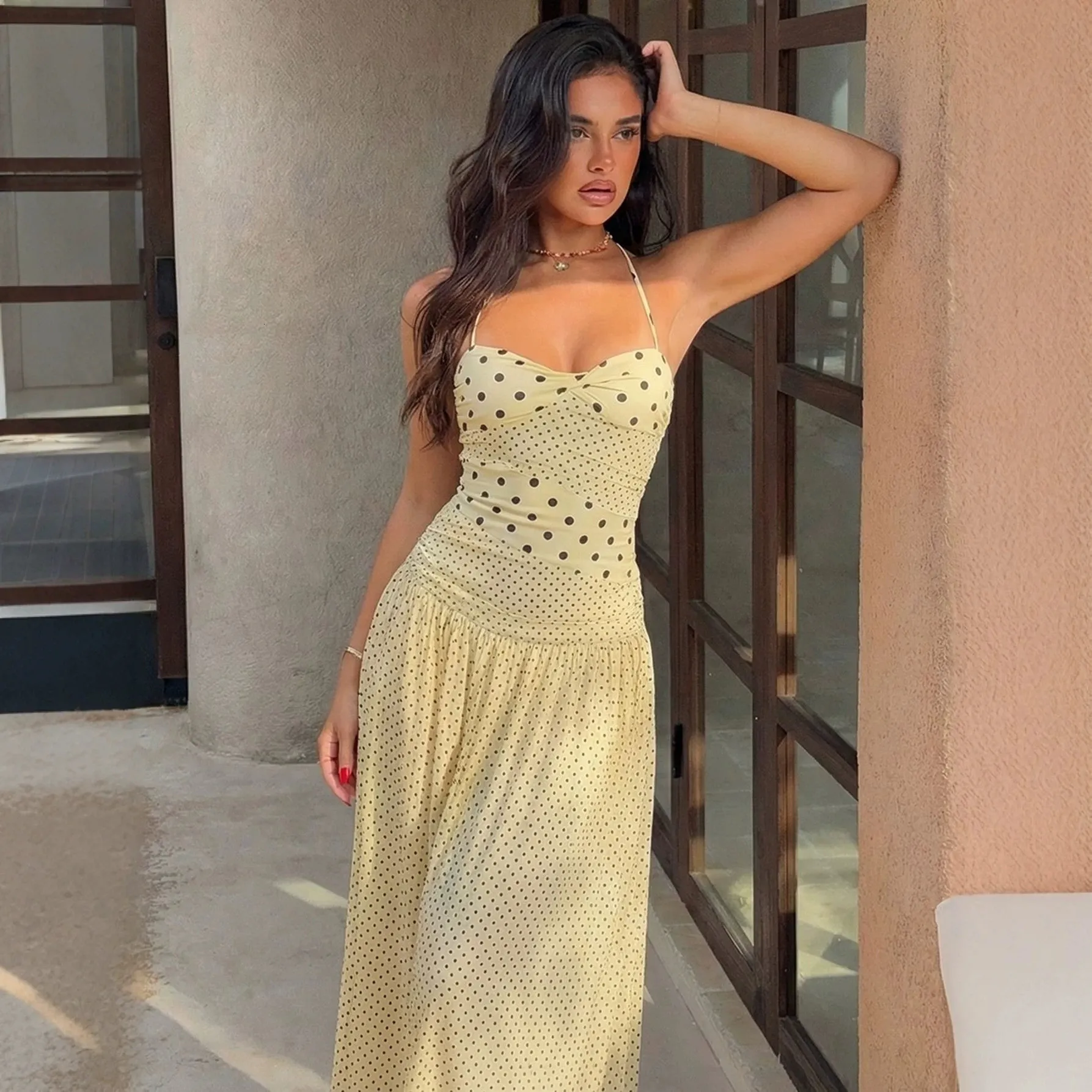 womens gold party dress JUSTINE Women springbest Size::13T floor Length Miss Circle Tala Pleated