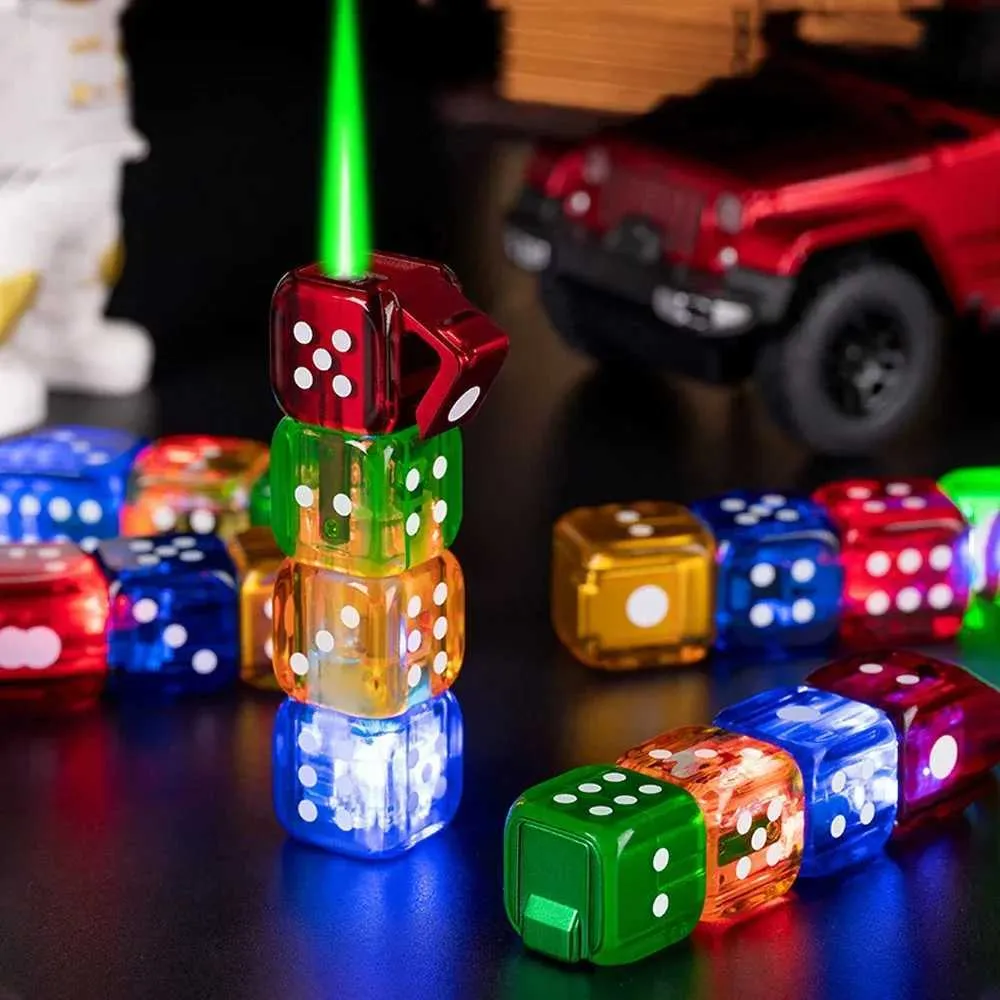 dice cigarette lighter J0BON ZB-213-A Modern Dice with Rainbow Lamp Windproof Metal Direct Charge Why do some lighters have