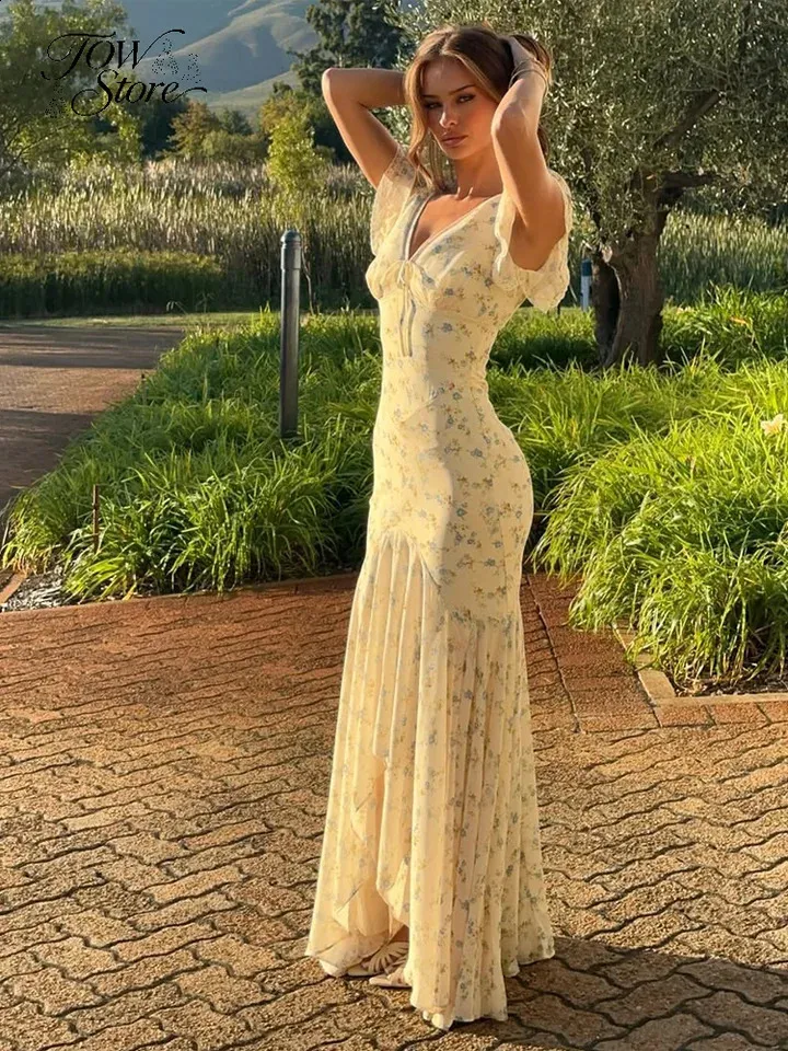 midi dresses for wedding guests Ever-Pretty Pleated V-Neck 3/4 Sleeves Asymmetrical Hem Long Sleeve Dress DR4526 Teal Linen Maxi Dress Make a memorable entrance Size:2/3y