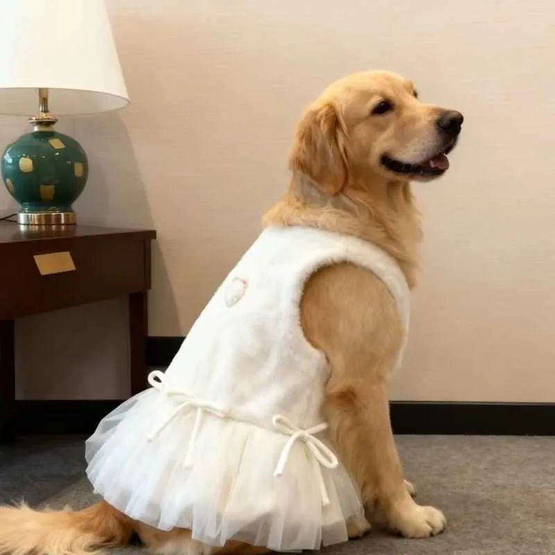 Winter Big Dog Dress Large Dog Clothes Corgi Shiba... From Haven1, Rs.687.81