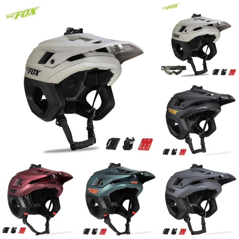 bat fox mountain bike helmet BATFOX MTB Full Face Cyclist BATFOX MTB Mountain Adult Youth