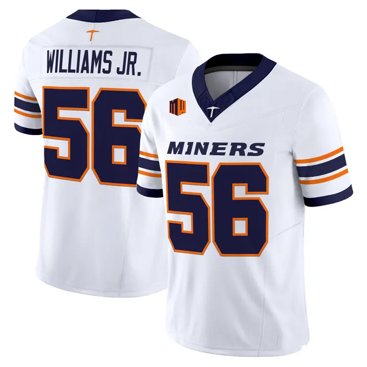 UTEP Miners 2026 Football Jersey Kam Thomas Justin From