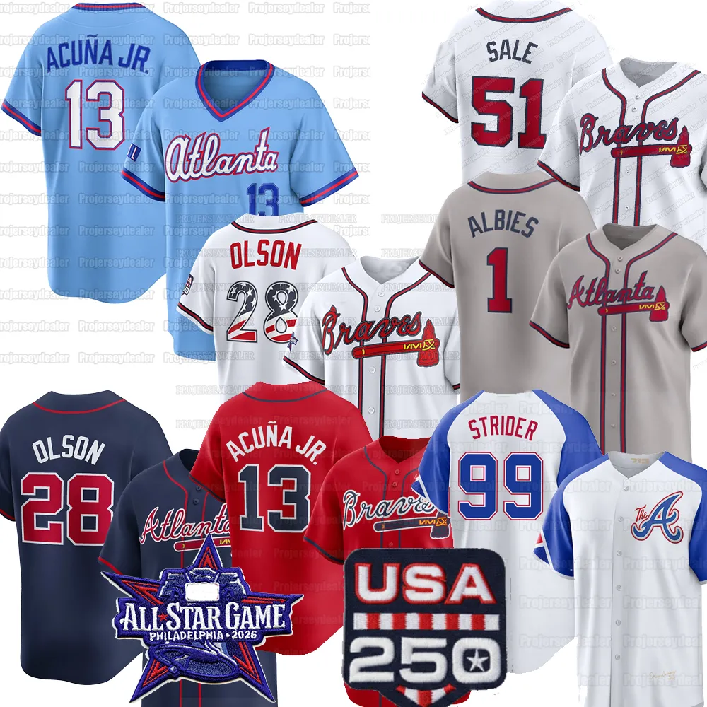 atlanta aliexpress braves jersey